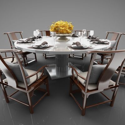 新中式风格餐桌435(2016)