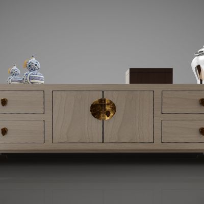 新中式风格装饰柜419(2016)