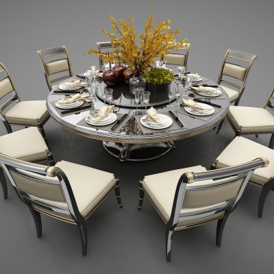 新中式风格餐桌373(2016)