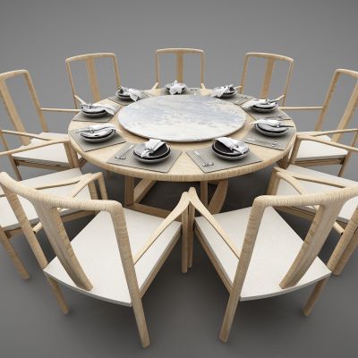 新中式风格餐桌357(2016)