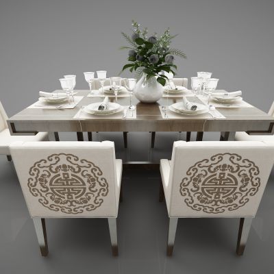 新中式风格餐桌353(2016)