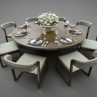 新中式风格餐桌340(2016)