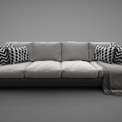 现代风格多人沙发