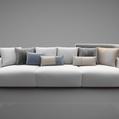 现代风格多人沙发