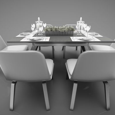 现代风格餐桌
