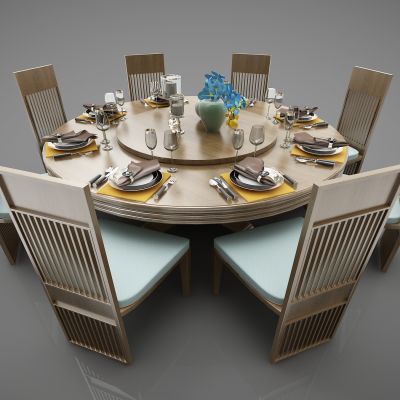 新中式风格餐桌