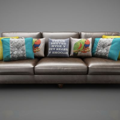 现代风格多人沙发