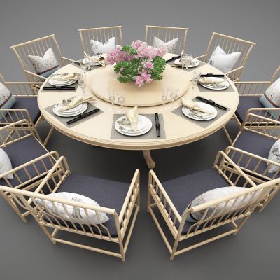 新中式风格餐桌