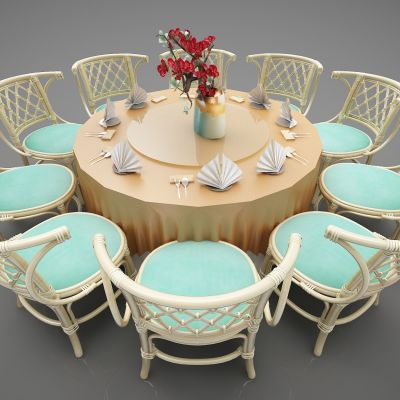 新中式风格餐桌