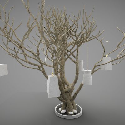 现代风格植物摆件