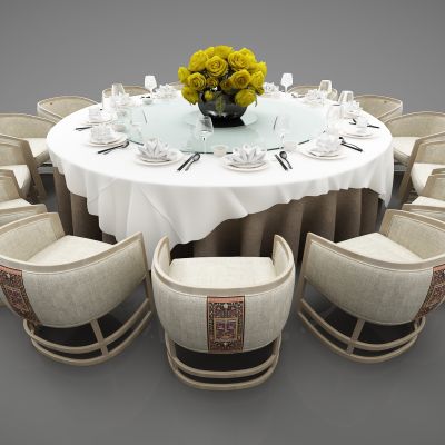 新中式风格餐桌