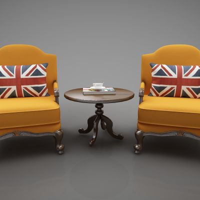 现代风格 单人沙发