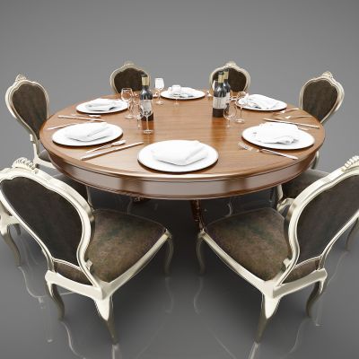 欧式风格餐桌