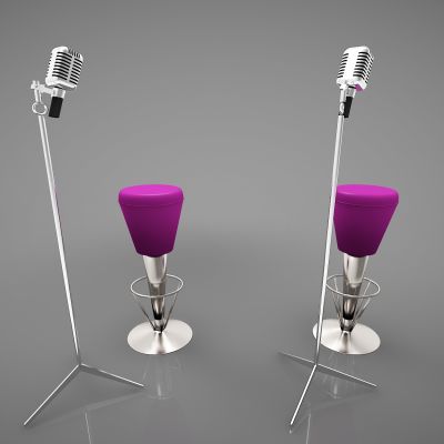 现代风格麦克风