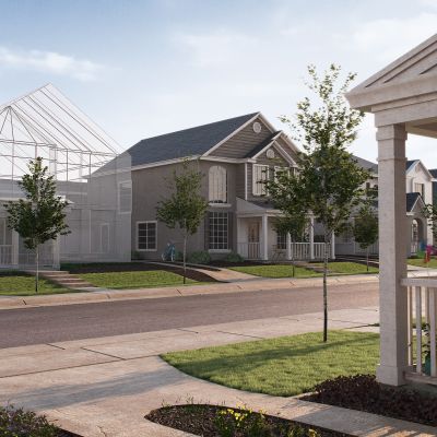 国外高精度外景建筑场景