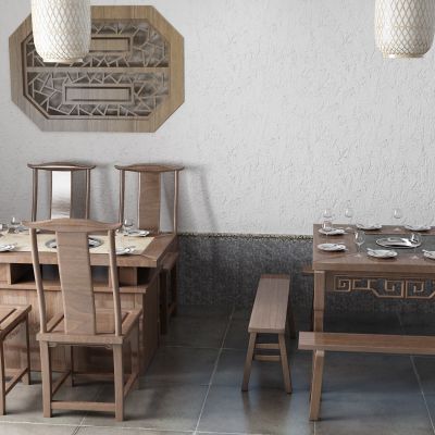 新中式餐桌 火锅