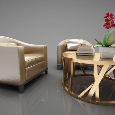 现代风格单人沙发