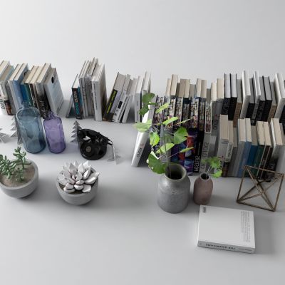 现代书籍 盆栽