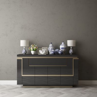 家居组合，饰品，沙发柜子挂画3D模型