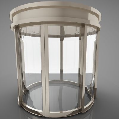 现代风格旋转门