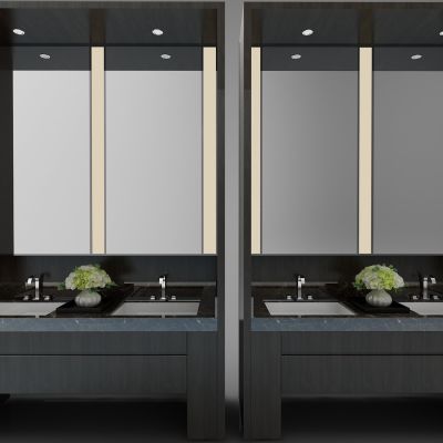 现代风格洗手台