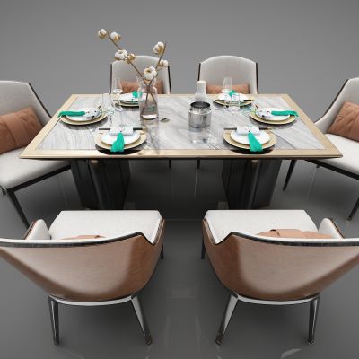 现代风格餐桌