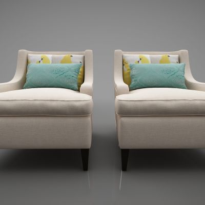 现代风格单人沙发