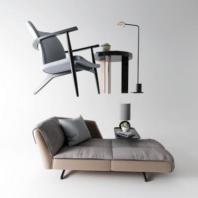 后现代贵妃椅 休闲椅