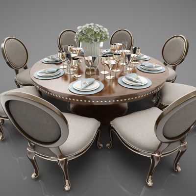 欧式风格餐桌