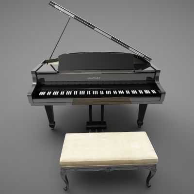 现代风格钢琴