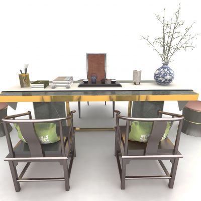 新中式风格书桌