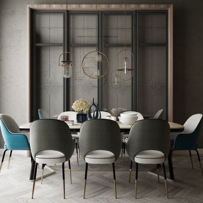  家具饰品组合3D模型