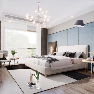 现代简约轻奢北欧风格卧室