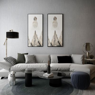  家具饰品组合3D模型