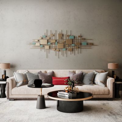  家具饰品组合3D模型