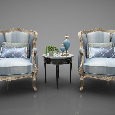 欧式风格单人沙发