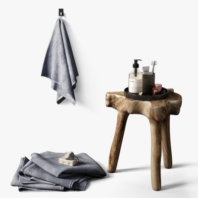 卫浴小件 毛巾 凳子