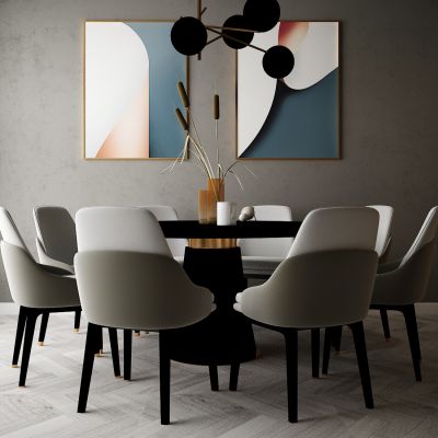  家具饰品组合3D模型