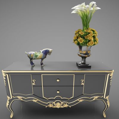 欧式风格装饰柜