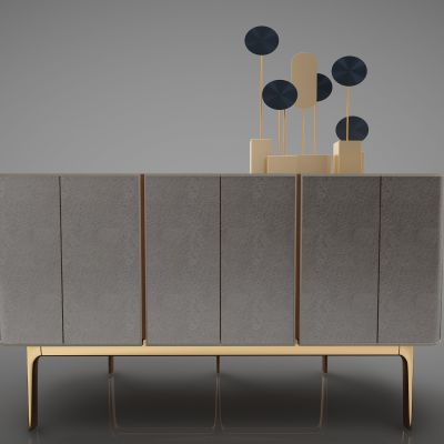 v现代风格装饰柜