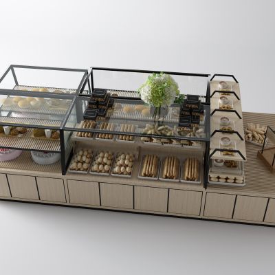 现代货架 面包