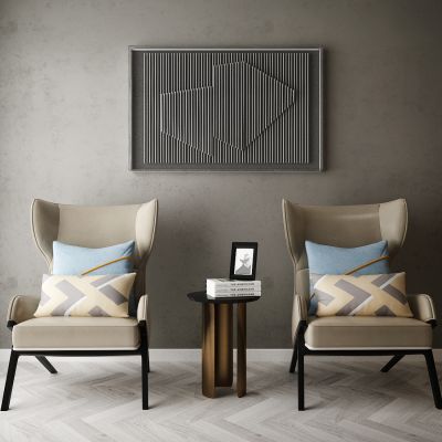  家具饰品组合3D模型