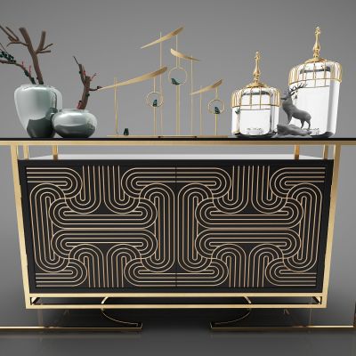 新中式风格装饰柜