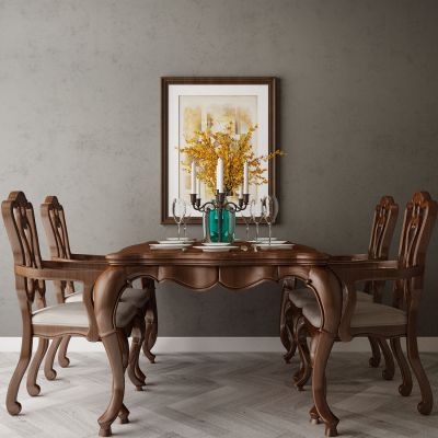 实木家具饰品组合