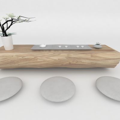  现代风格茶桌