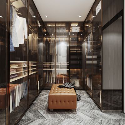 现代衣帽间