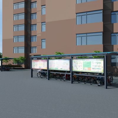 现代停车棚 雨棚