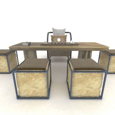 新中式风格书桌