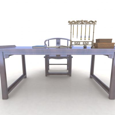 新中式风格书桌