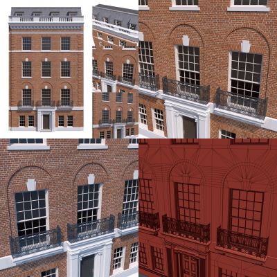 外墙 外立面 建筑 栏杆